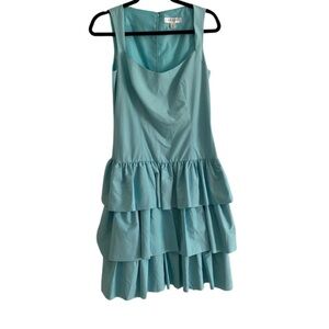 Isaac Mizrahi for Target Baby Blue Tiered Sleeveless Party Dress